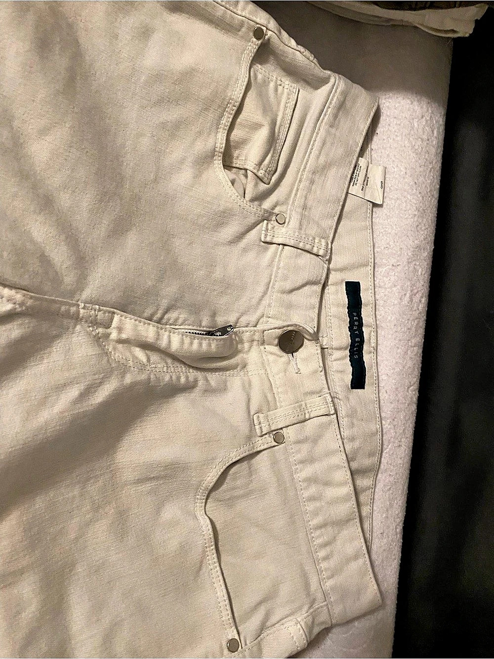 Perry Ellis Straight Leg Cotton Jeans Waist 32x30